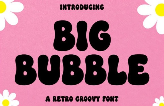 Big Bubble Font